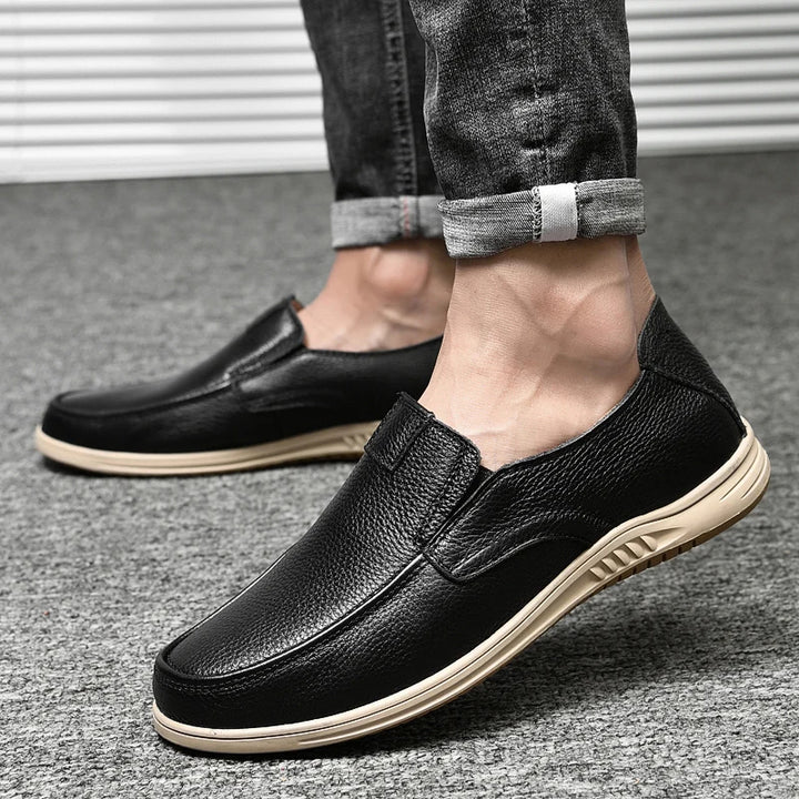 Classic Leather Comfort Loafers for Men