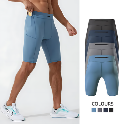 SportPro - Quick Drying Men Compression Shorts with Extra Pockets