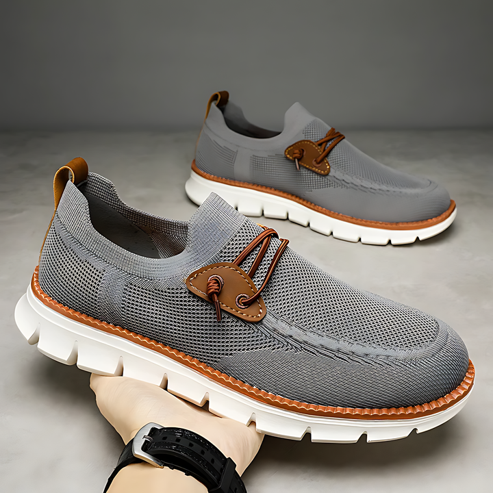 Featherlight Footwear: Stylish and Breathable Mesh Loafers