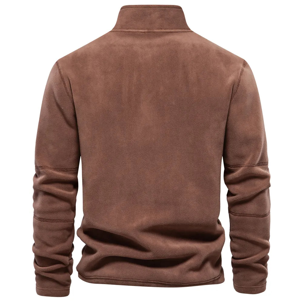 Soft Shell Pullover Fleece Sweatshirt for Men