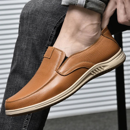 Classic Leather Comfort Loafers for Men