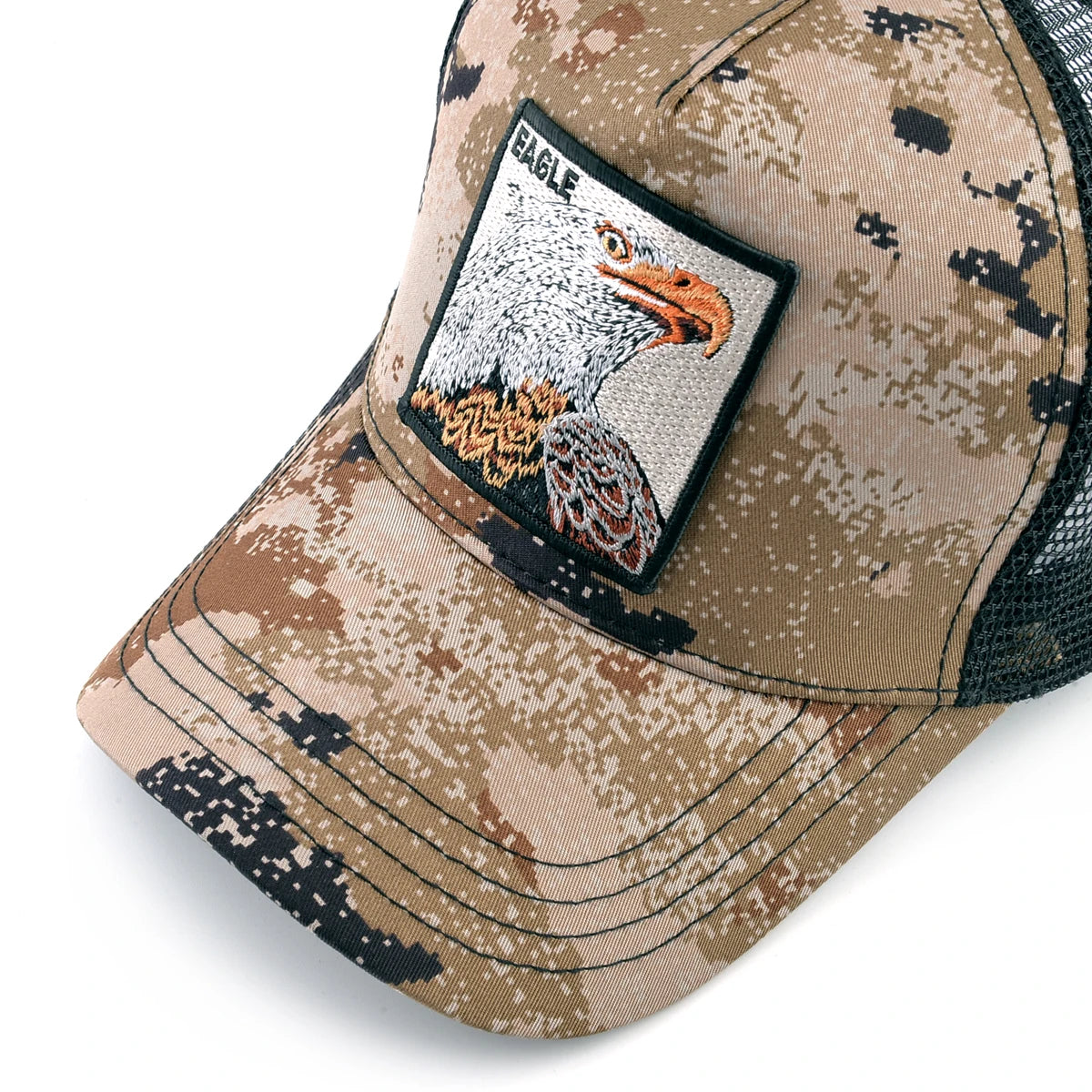 Animal Patch Snapback Caps