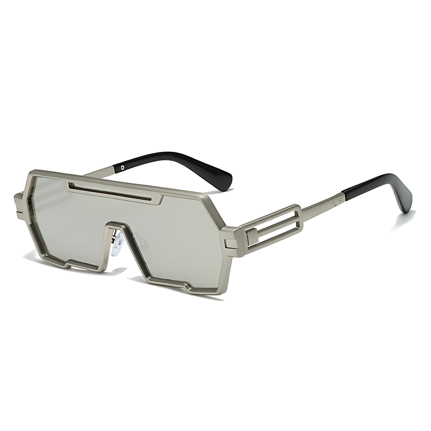 Steampunk Metal Square Sunglasses