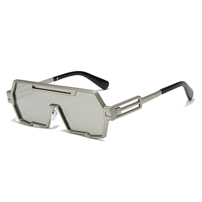 Steampunk Metal Square Sunglasses