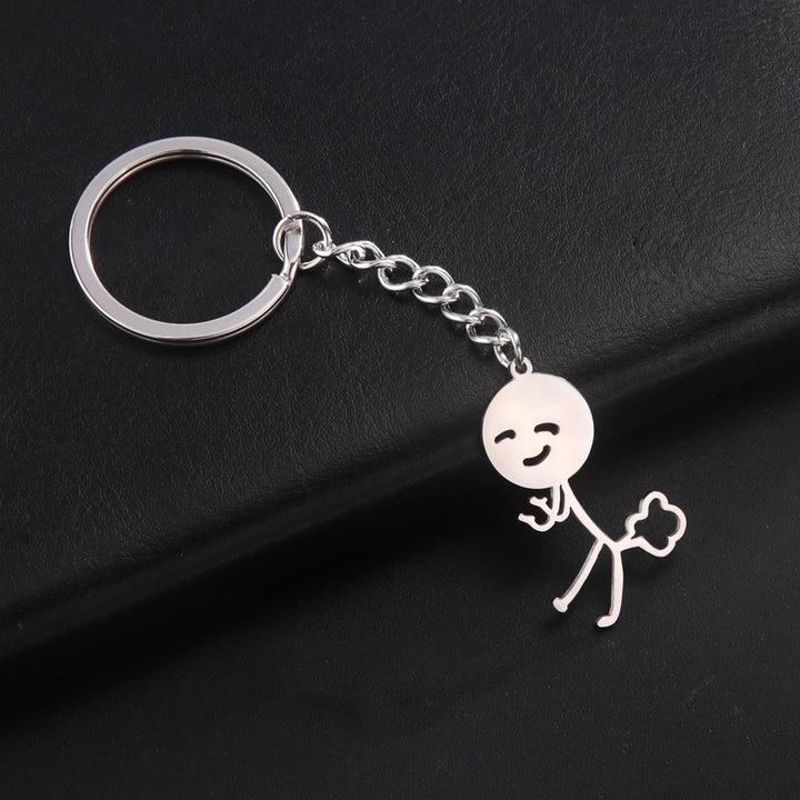 Stickman Rebel Keychain