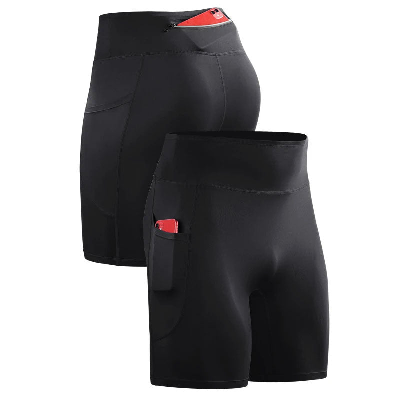 EliteSport - Quick Drying Men Compression Shorts with Extra Pockets