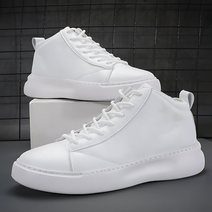 Trendsetting High Sole Lace-Up Sneakers