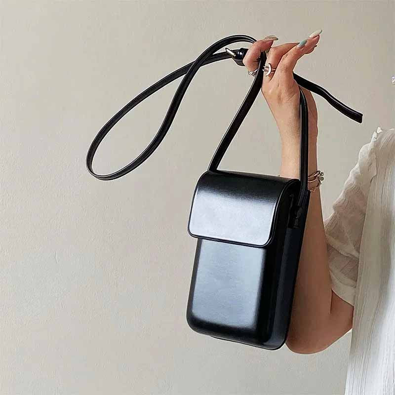 Mini Flap Crossbody Bag: Women's PU Leather Shoulder Purse & Handbag