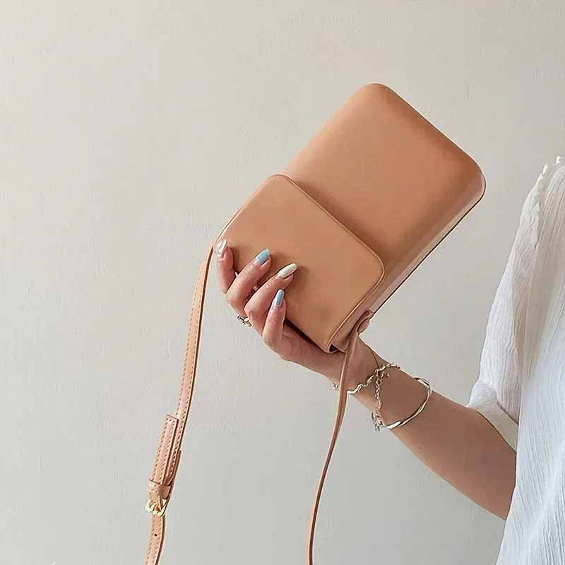 Mini Flap Crossbody Bag: Women's PU Leather Shoulder Purse & Handbag