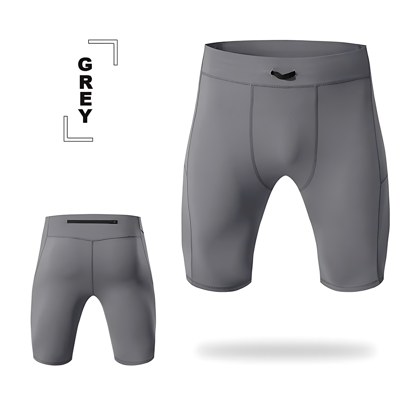 SportPro - Quick Drying Men Compression Shorts with Extra Pockets