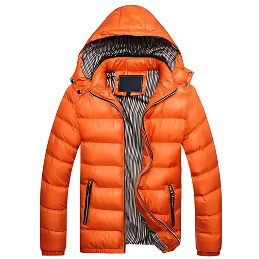 Arctic Shield: Cotton-Stuffed Winter Jacket