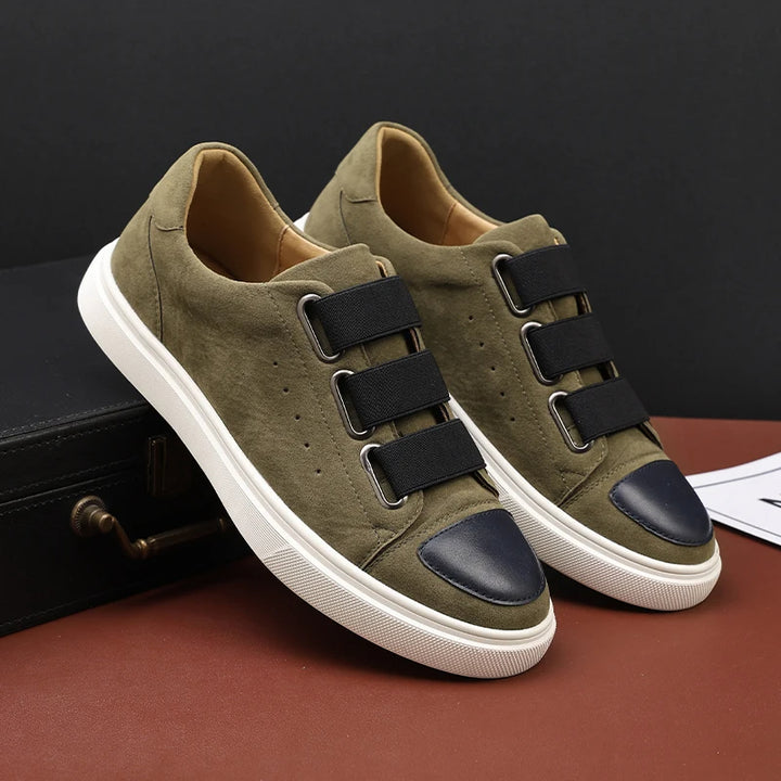 Hampton Suede Strap Sneakers