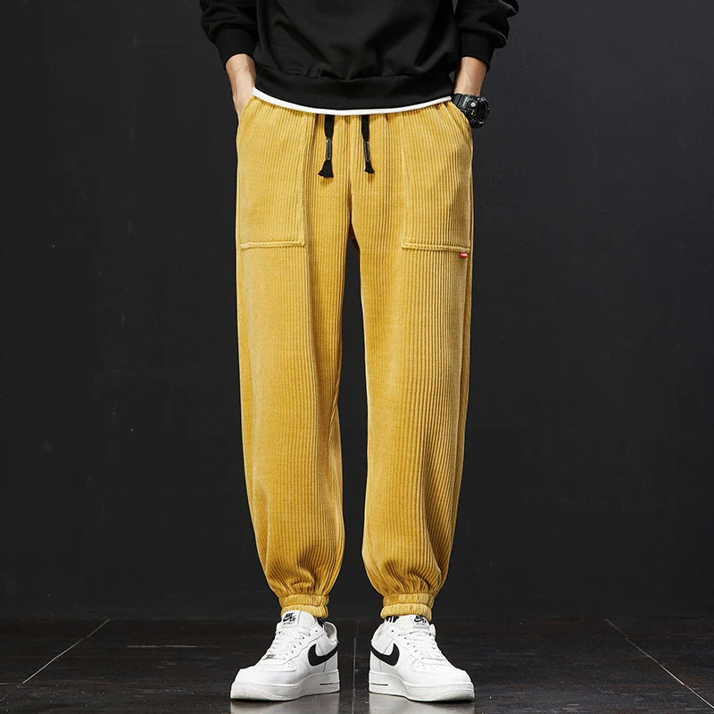 Seoul Wave Corduroy Joggers