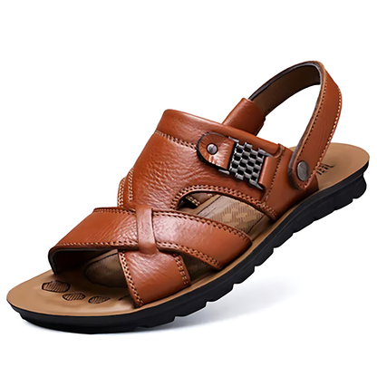 UrbanTrek Men's Multi-Style Leather Sandals