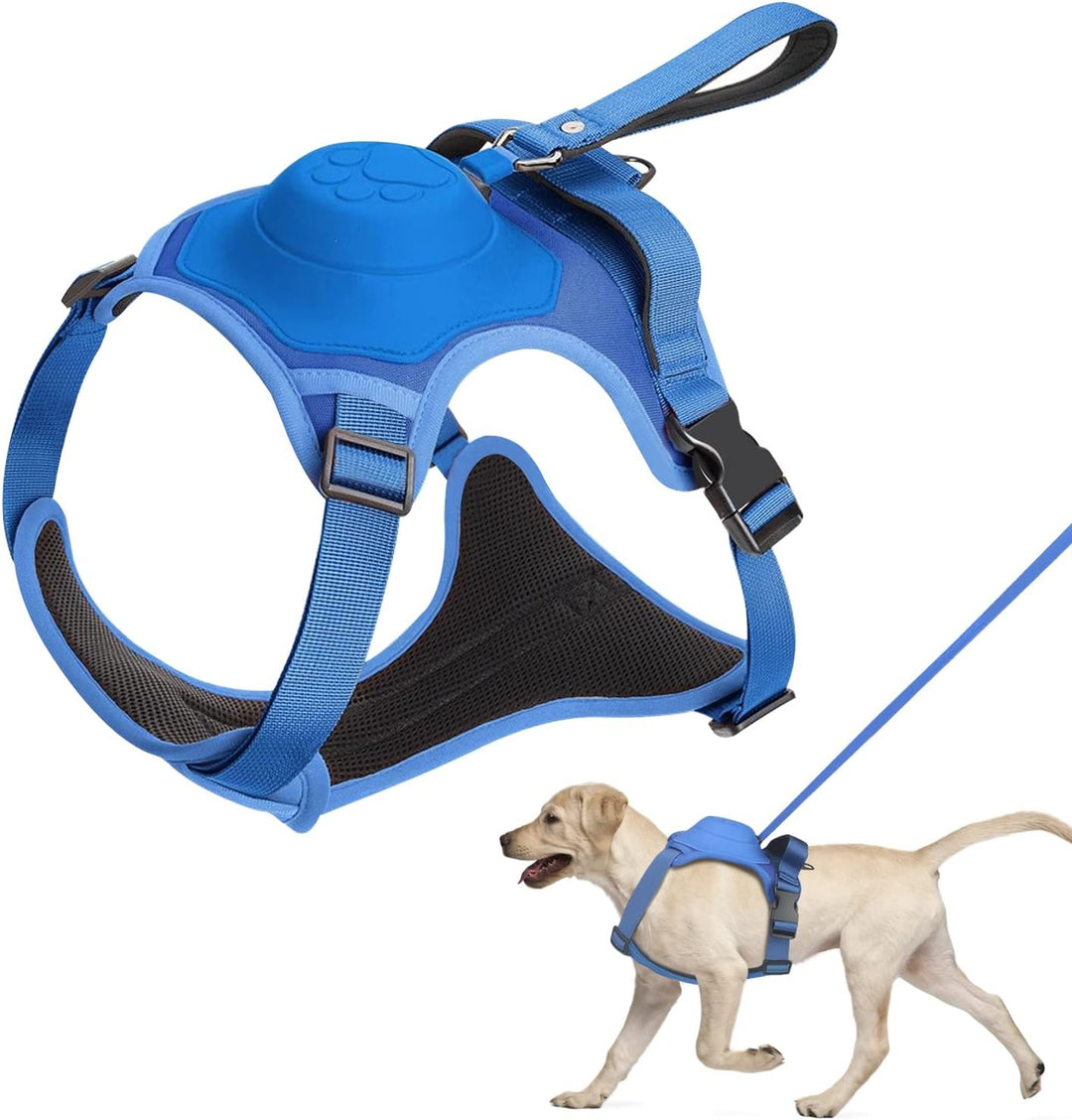 Retractable Hands Free Pet Leash & Harness